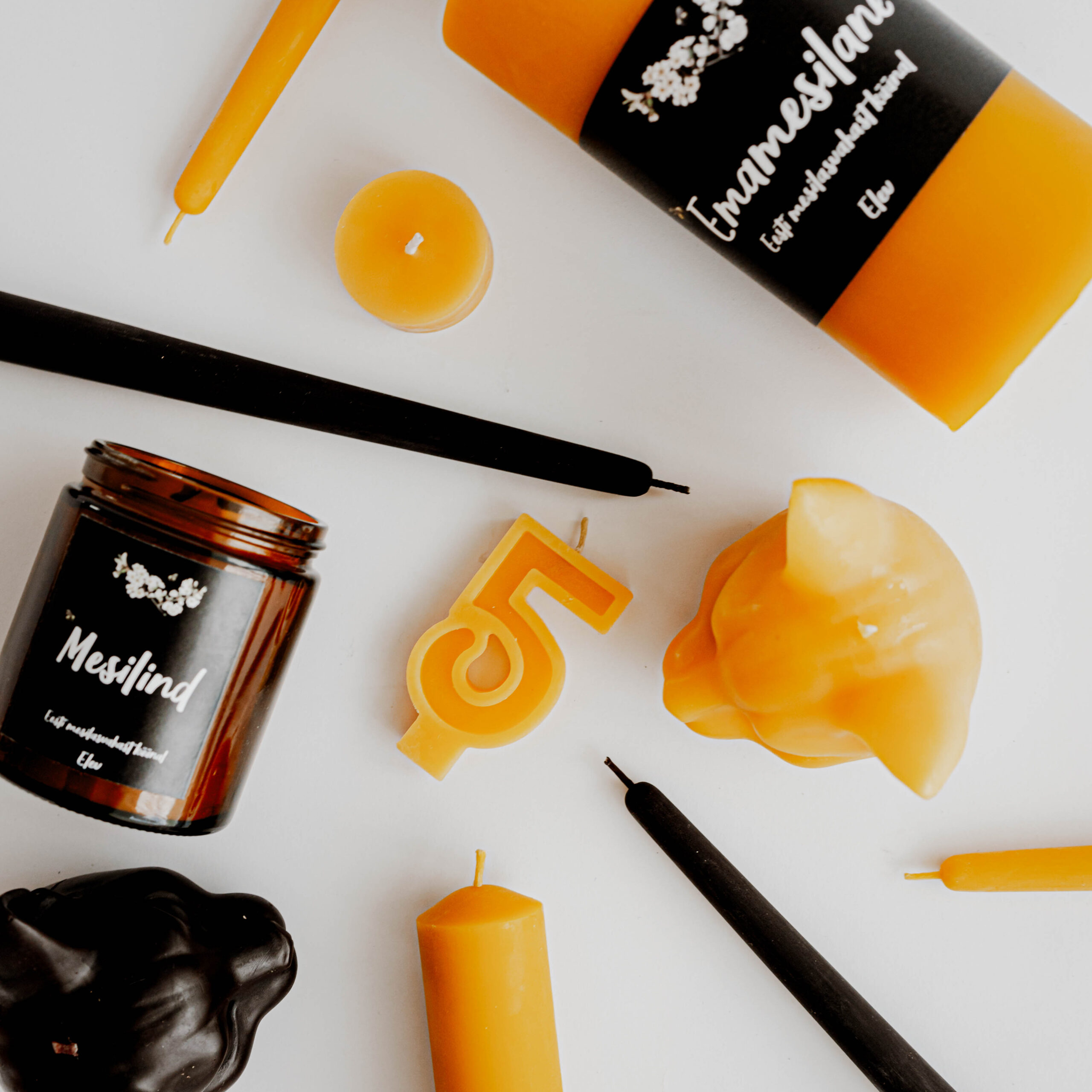 mesilasvahast küünlad